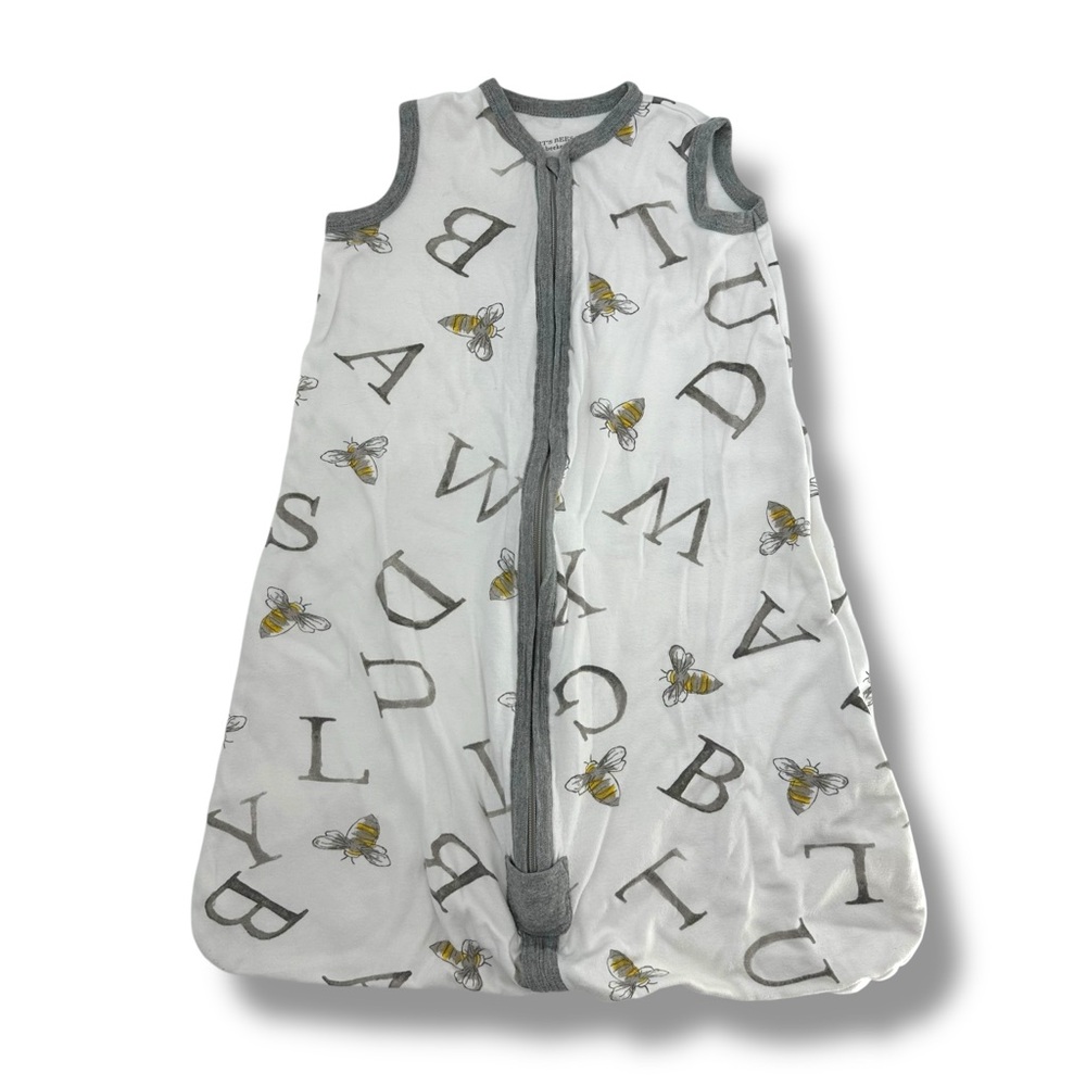 Burt's Bees Baby White and Gray Alphabet Sleep Sack